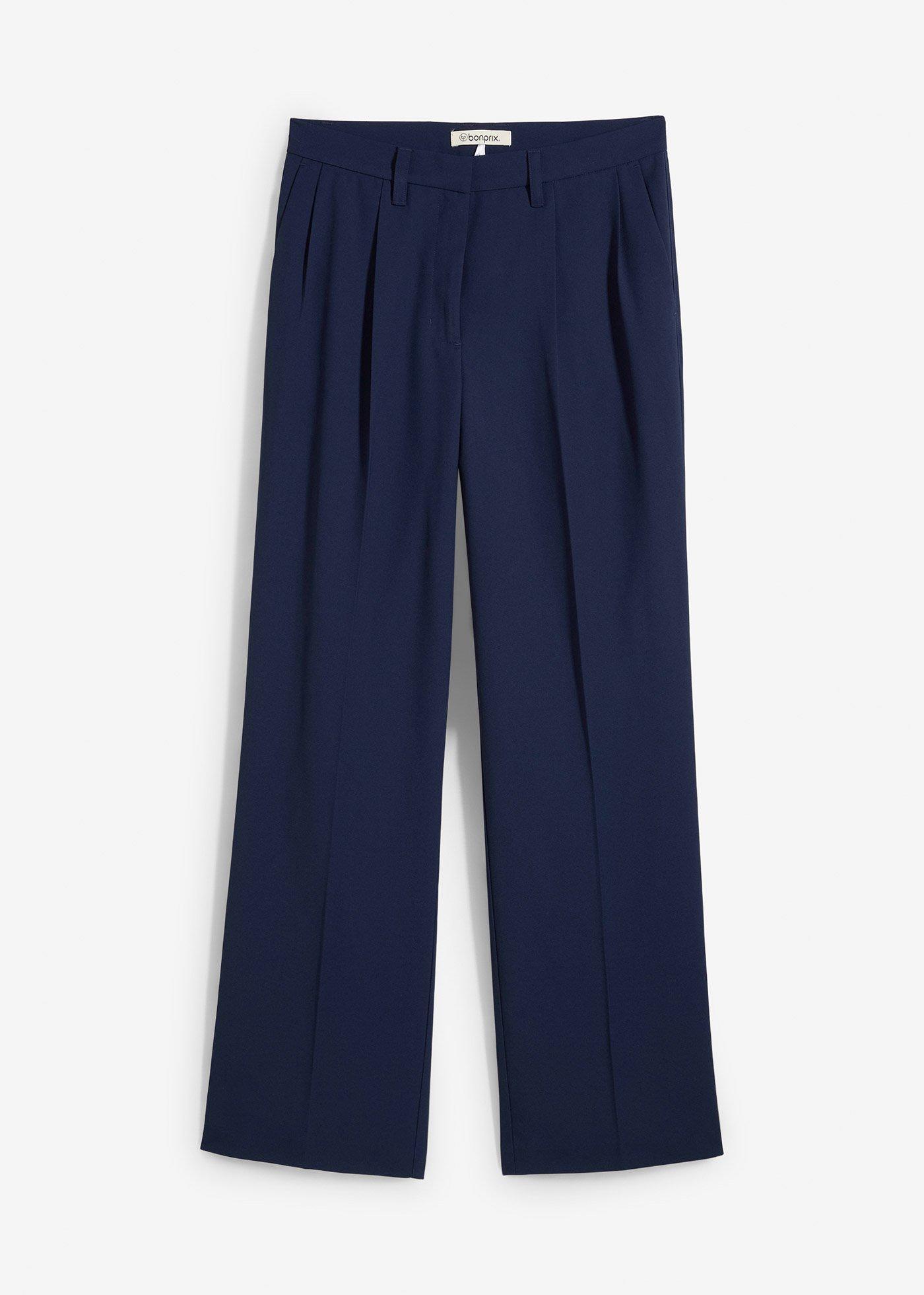 Fließende Bundfaltenhose