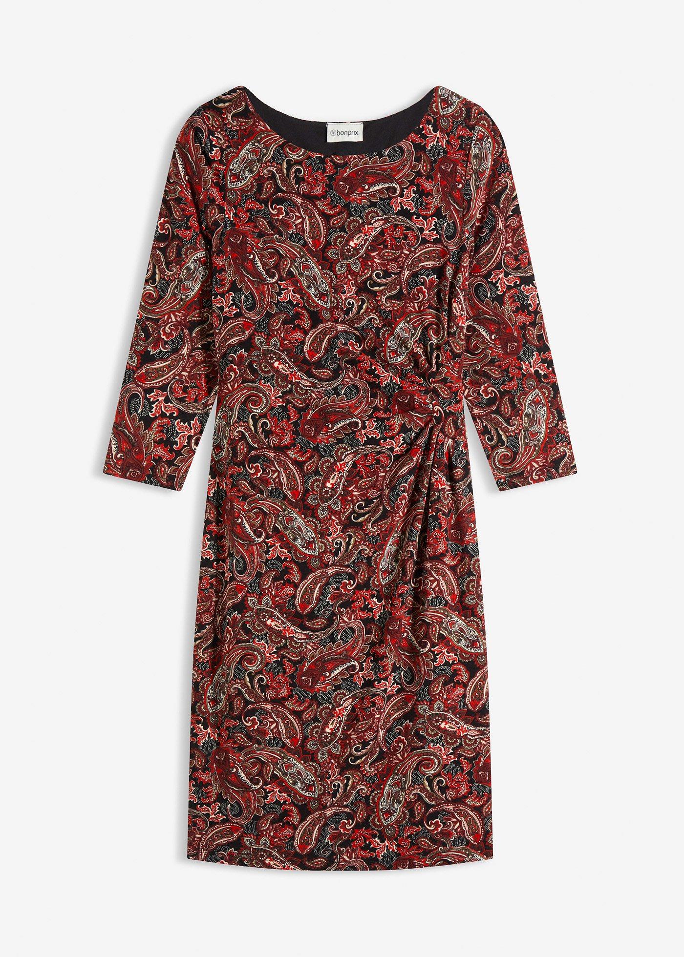 Shirtkleid mit Paisley Druck