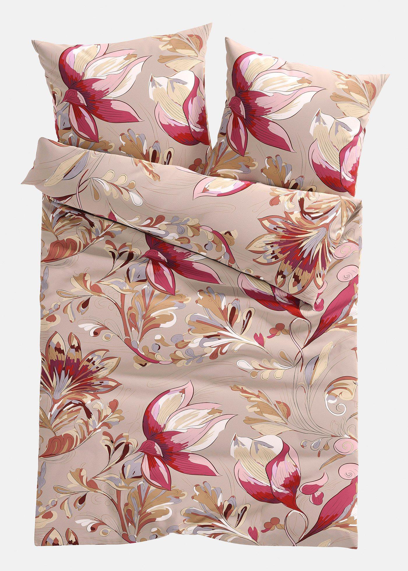 Bettwäsche mit floralem Design
