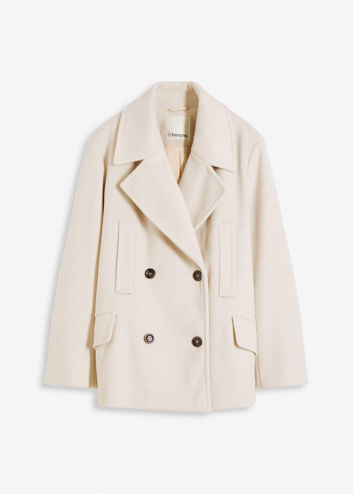 Cabanjacke in Wolloptik