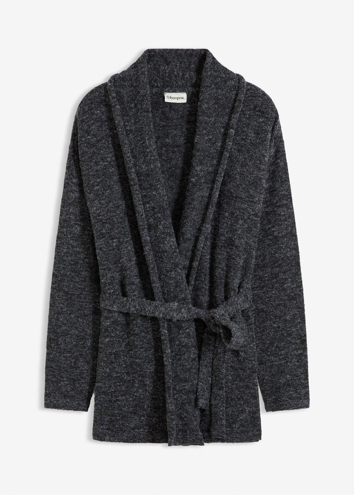 Strickjacke aus flauschigem Hairy Knit