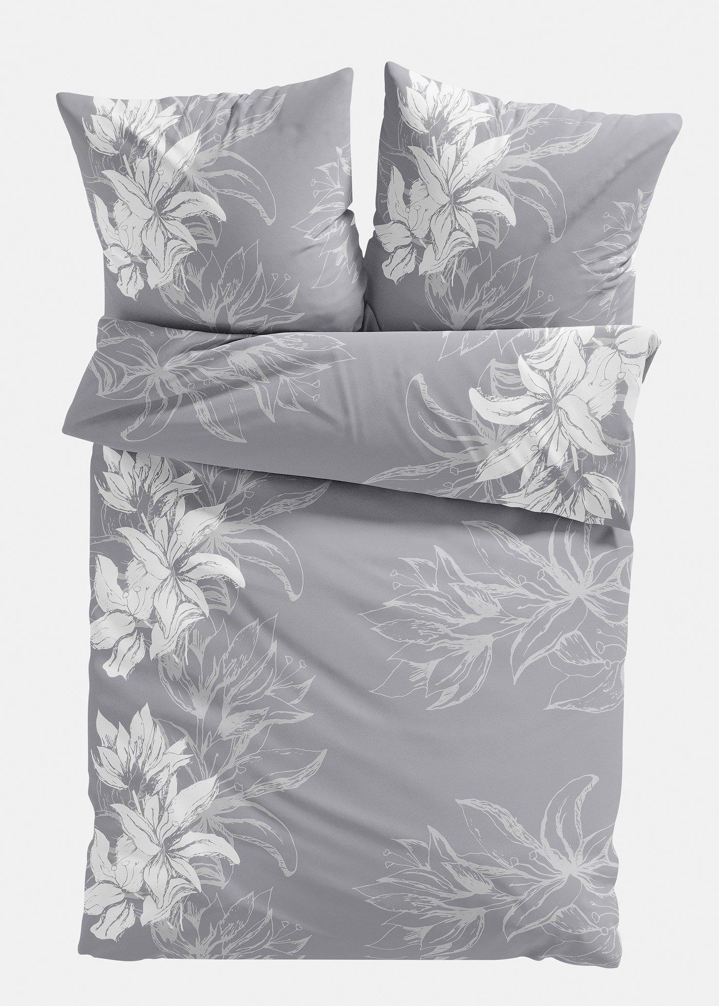 Bettwäsche mit Blüten