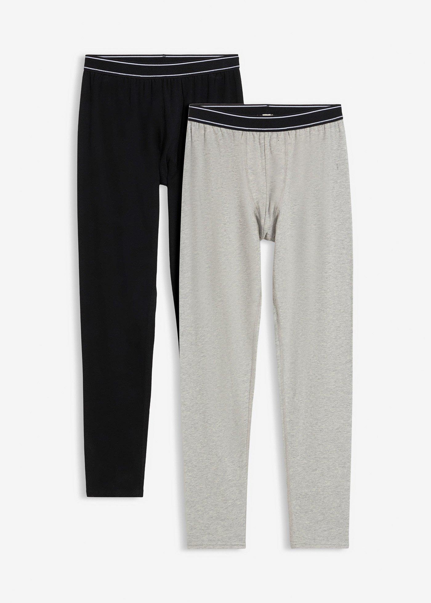 Lange Unterhose mit weicher Bio-Baumwolle (2er Pack)