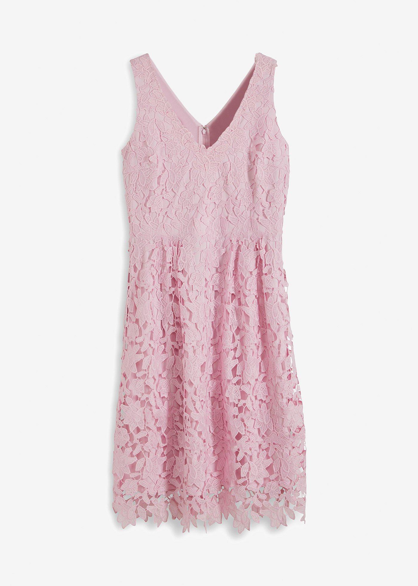 Spitzenkleid mit Häkeleinsatz