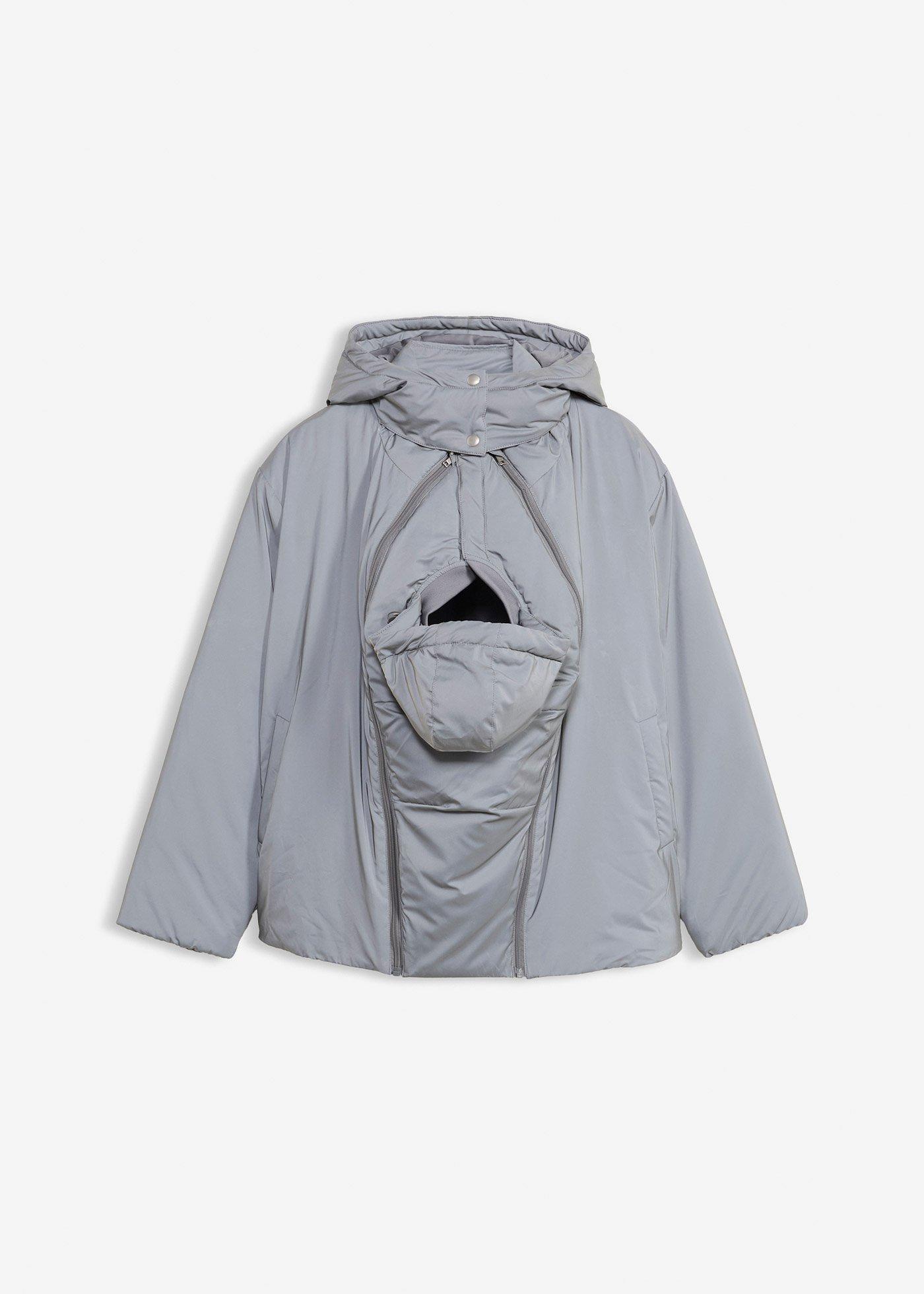 3-in-1 Reflektierende Umstandsjacke mit Trage- und Schwangerschaftseinsatz