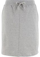 Bequemer Meliert Taschen Sweatrock Hellgrau Mit Ybgf7y6