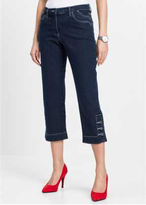 FRAME Denim Cropped-Jeans in Blau Damen Bekleidung Jeans Capri-Jeans und cropped Jeans 