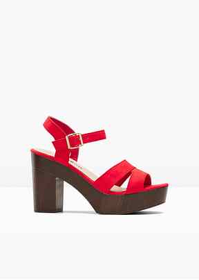 Damen Einzelne Sandaletten Sandalen Keilabsatz Absatzschuhe Blockabsatz Sommer