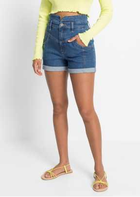 Mango Jeansshorts blau Casual-Look Mode Jeansshorts Kurze Hosen 