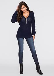 Strickpullover mit Reißverschluss, BODYFLIRT