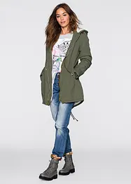 Parka mit Teddy-Futter, bonprix