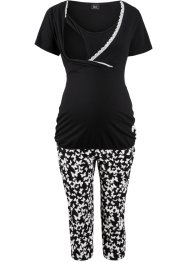 Capri Still Pyjama mit nachhaltiger Baumwolle, bpc bonprix collection - Nice Size
