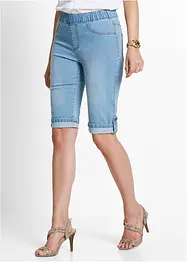 Jeans Bermuda Mid Waist, Bequembund, bonprix