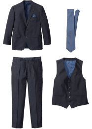 Anzug (4-tlg. Set): Sakko, Hose, Weste, Krawatte, bpc selection