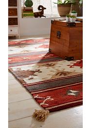 Kelim-Teppich mit Quasten, bpc living bonprix collection
