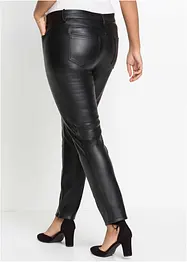 Knöchelbedeckende Lederimitat-Hose, bonprix