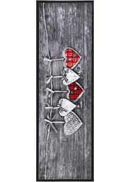 Fußmatte mit Herzchenmotiv, bpc living bonprix collection