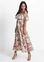 Carmen-Kleid aus fließender Viskose, bonprix