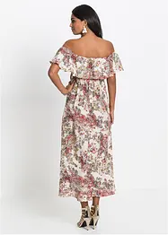 Carmen-Kleid aus fließender Viskose, bonprix