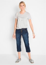 Stretch-Jeans mit Bequembund in 3/4-Länge, bpc bonprix collection