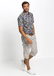 Regular Fit Cargo-Long-Bermuda aus reiner Baumwolle, bonprix
