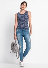 Stretch-Jeans mit Reißverschluss, BODYFLIRT