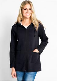 Long-Sweatjacke, bpc bonprix collection