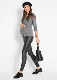 Umstands-Leggings in Lederoptik, Skinny, bonprix