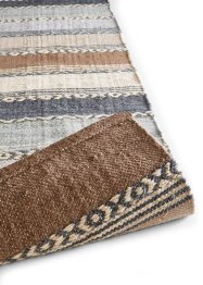 Kelim-Teppich mit Streifen in sanften Naturtönen, bpc living bonprix collection