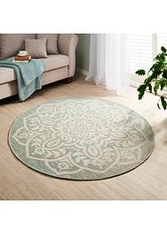 Runder In- und Outdoor Teppich mit großem Ornament, bpc living bonprix collection