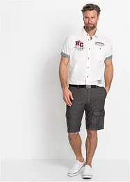 Loose Fit Cargo-Bermuda aus reiner Baumwolle, bonprix
