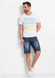 Schlupf-Bermuda, Slim Fit, RAINBOW