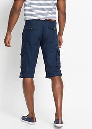 Cargo-Long-Bermuda mit Leinen Anteil, bpc bonprix collection