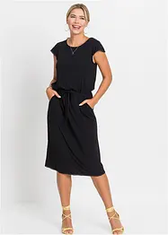 Midi-Jerseykleid aus nachhaltiger Viskose mit Elasthan, bonprix