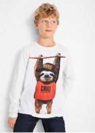 Jungen Langarmshirt mit Tiermotiv aus Bio-Baumwolle, bpc bonprix collection