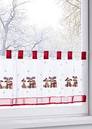 Scheibengardine mit Elch Stickerei, bpc living bonprix collection