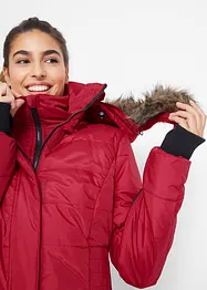 wasserabweisende Funktions-Longjacke in 2-in-1-Optik, gesteppt, bonprix