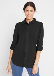 Jersey-Shirtbluse, lang, bpc bonprix collection