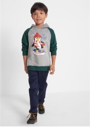Jungen Kapuzensweatshirt mit Weihnachtsmotiv, bpc bonprix collection