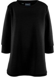 Langes Sweatshirt Tunika mit Struktur in A-Line, 3/4 Arm, bpc bonprix collection