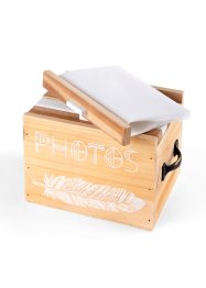 Fotoaufbewahrungsbox aus Holz, bpc living bonprix collection