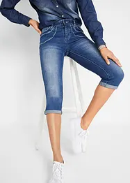 Straight Jeans Mid Waist, cropped, bonprix