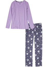 Pyjama aus nachhaltiger Baumwolle, bpc bonprix collection