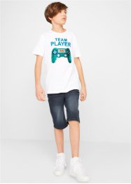 Jungen T-Shirt mit Wendepailletten aus Bio-Baumwolle, bpc bonprix collection