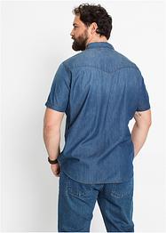 Jeanshemd, Slim Fit, Kurzarm, John Baner JEANSWEAR