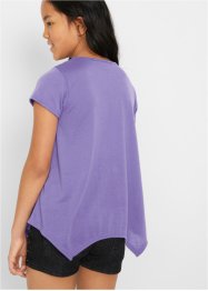 Mädchen T-Shirt mit Fotodruck und Zipfelsaum, bpc bonprix collection