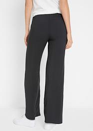 Viskose-Schlupfhose mit Bequembund und weitem Bein, bpc bonprix collection