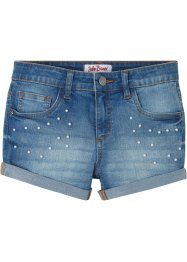 Mädchen Jeans-Shorts mit Perlen, John Baner JEANSWEAR