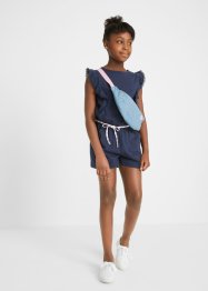 Mädchen Jumpsuit mit Kordel aus nachhaltiger Baumwolle, bpc bonprix collection