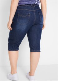 Komfort-Stretch-Bermuda-Jeans mit Spitze und Bequembund, bpc bonprix collection